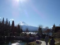 河口湖オルゴールの森からの富士山　１２時８分